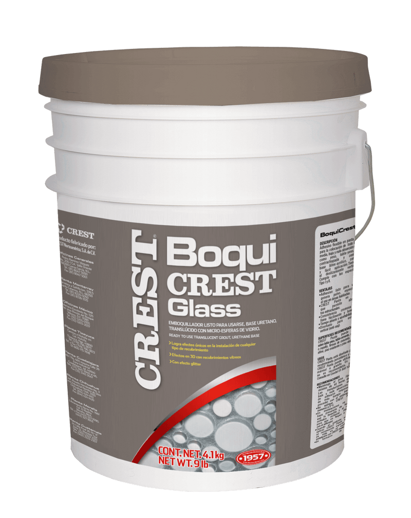 BOQUICREST GLASS PLATINO 4.1 KG